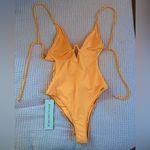 White Fox Boutique Hot sexy White Fox Playa Del Rey one piece swimsuit in tangerine NWT size medium Photo 4