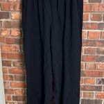 Calvin Klein womens gauzy wide leg pull on pants lagenlook boho black XL Photo 0