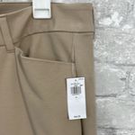 Old Navy  Tan High Rise Pixie Flare Pants Photo 2
