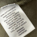 Caslon  Olive Sarma Camo Knit Blazer Jacket Drape Collar Raw Seam Detail Size M Photo 5