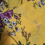 Rue 21  Yellow Sheer Floral Dress Photo 4