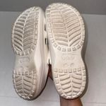 Crocs Baya Clog Platform Women 10 White Platform Comfort Slip On Shoes Clogs Photo 9