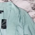 Torrid NWT Cutaway Blazer Seafoam Aqua Stretch Open Front Women 1 Work Business Photo 2