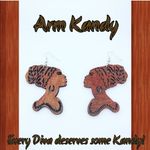 Wooden Goddess Earrings Photo 0
