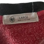 47 Brand Kansas City Chiefs Cropped Sweatshirt Red Black Sporty Womens L Photo 4