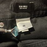 EXPRESS Super High Waisted Black Tonal Snakeskin Print Slim Ankle Jeans NWT Photo 9