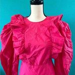 ZARA New with tags  Pink Eyelet Embroidered maxi Dress in size small Photo 1