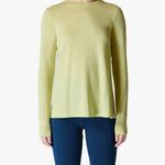 Sweaty Betty Women's Focus Training Long Sleeve Crewneck T-Shirt Green Size L Photo 0