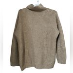 Aritzia TNA Tan Textured Mock Neck Chunky Sweater Size M Size M Photo 1