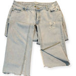 Avec Les Filles  Straight Leg Split Hem Jeans Photo 0