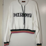Missoni  cropped knit drawstring pullover sweatshirt size Medium Photo 0