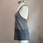 Lululemon Grey Striped Cross Strapped Low Back Tank Top Size M Photo 1