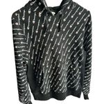 Champion  XS Black White Reverse Weave Hoodie Sweatshirt GUC Photo 0