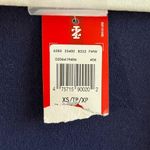 IZOD Cardigan Colorblock Knit V Neck Sweater Navy Blue Purple White Sz XS NWT Photo 4