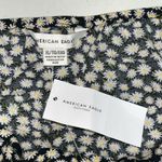 American Eagle  NWT XL Black & White Daisy Ditsy Floral Print Halter Mini Dress Photo 5