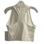 Athleta  Women's White Cropped Tank Top Size M Photo 3