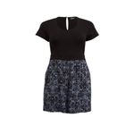 Torrid  Plus Size 4X Romper Harry Potter‎ Black Blue Hogwarts Crest Damask 924 Photo 3