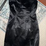 Line and Dot  Midnight Strapless Dress Photo 2