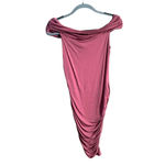 JONATHAN SIMKHAI STANDARD Divya Midi Dress Pink Photo 1