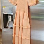 The Great ππ The Scallop Savanna Dress ~ Light Peach Size 3 Large NWT Photo 5