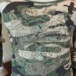 Wet Seal Camo Off Shoulder Shirt Photo 2