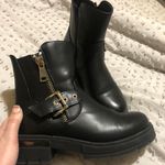 Steve Madden Black Combat Boot Photo 0