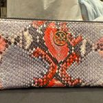 Tory Burch LUXURY MULTI-COLOR PYTHON
PRINT WALLET Photo 1