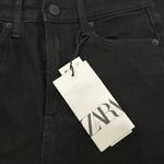 ZARA The Dreed Ankle Flare Jeans in Elvira Black Size 2 High Rise NWT Photo 7