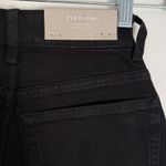 Everlane NWT Sz 23 The Curvy Way High Straight Jean Coal Black Organic Cotton Photo 10