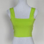 Vibrant Lime Green Women's Tank Top Sz SM Yellow Photo 0