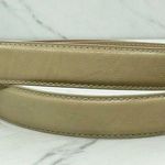 The Limited  Cream Faux Leather Hook Buckle Belt Size Large L Womens Photo 1