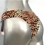 Victoria's Secret  Nwt M Natural Leopard Brazilian Swim Bikini Bottom Photo 3