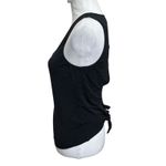 Lululemon Open Up Tank Top Women’s Size Small Black Gold Stripe Open Back Tie Photo 4