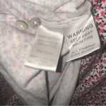 Eileen West Pink Embroidered Floral Nightgown S Cotton Long Sleeve Ruffle Lace White Photo 9