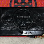 Tory Burch  Reva Clutch Black Patent Leather Photo 0