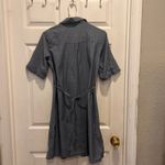Mossimo Supply Co. Chambray Dress Women's L Button Up‎ Shirt Dress Casual Blue Size L Photo 6