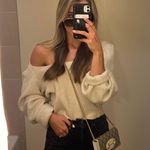 Cream Cropped Sweater Photo 0