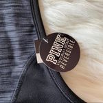 Victoria's Secret PINK Victoria’s Secret Black Grey Reversible Sports Bra Sz XS Photo 9