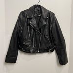 ZARA Faux Leather Moto Jacket Photo 0