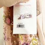 Mac Duggal  5716 Blush Pink Floral Tulle Embellished Cocktail Lenth Dress 6 NEW Photo 10