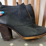 Lucky Brand | Ehllen High Heel Leather Black Booties Size 9 Photo 2
