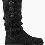 UGG black knit boots  Photo 0