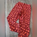 VITALITY x COSMOPOLITAN Vibrant Red and Orange Patterned Leggings Size M Photo 6