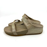 FitFlop  Shimmy Metallic Gold Sandal Women's 7 US Photo 1