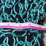 Banana Republic  Sleeveless Drape Front Dress Womens Medium Geometric Print Midi Photo 8