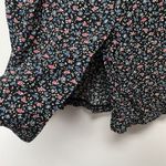 cj banks Vintage Skirt Women 24W Black Floral Ditsy Print Y2K Lightweight Midi Photo 5