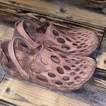Merrell  Earthy Brown Slip-On Clogs Photo 0