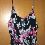 Aeropostale flowery black crop top Photo 1