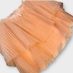 Anthropologie Pleated Tulle Cami Top – Size M (Peach Blush) Photo 13