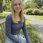 Aeropostale Aero- Junior's Soft Blue Floral Shrunken Tee Long Sleeve- Medium Photo 0